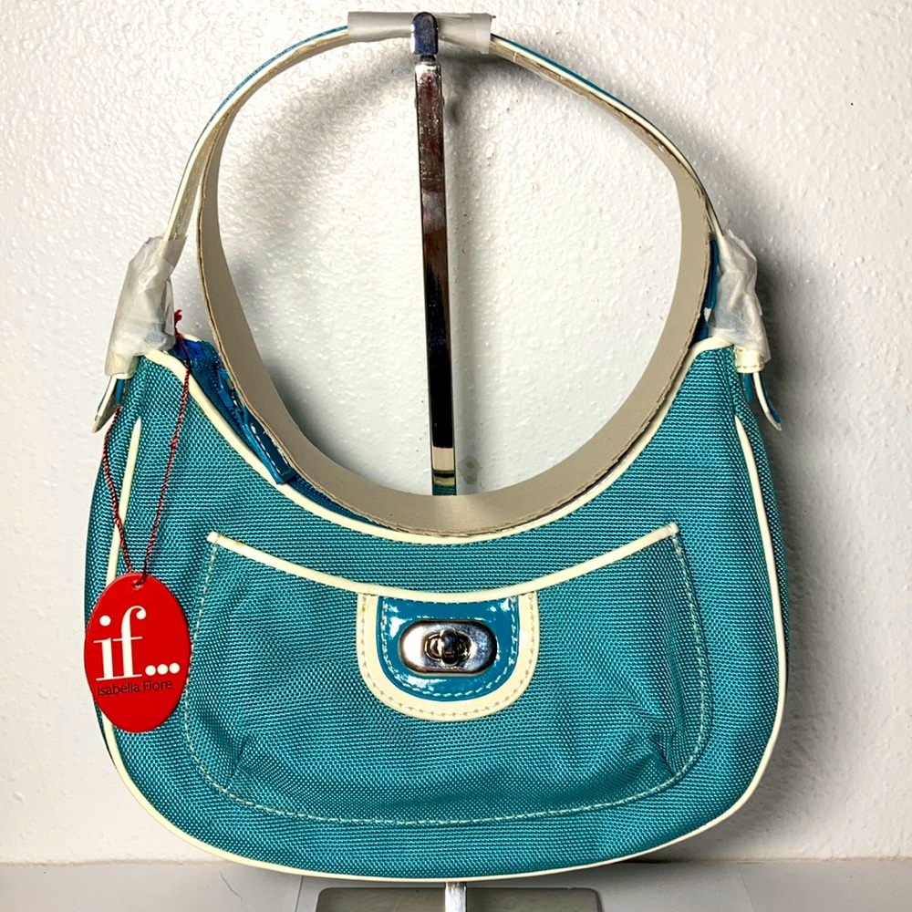 Isabella Fiore Sportin Carlie Turquoise Handbag